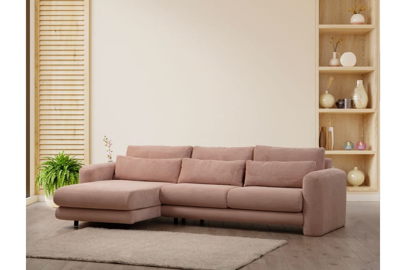 Makhan Soffa m. Divan 3-sits Rosa - Möbler - Vardagsrum - Soffor - Divansoffa & schäslong