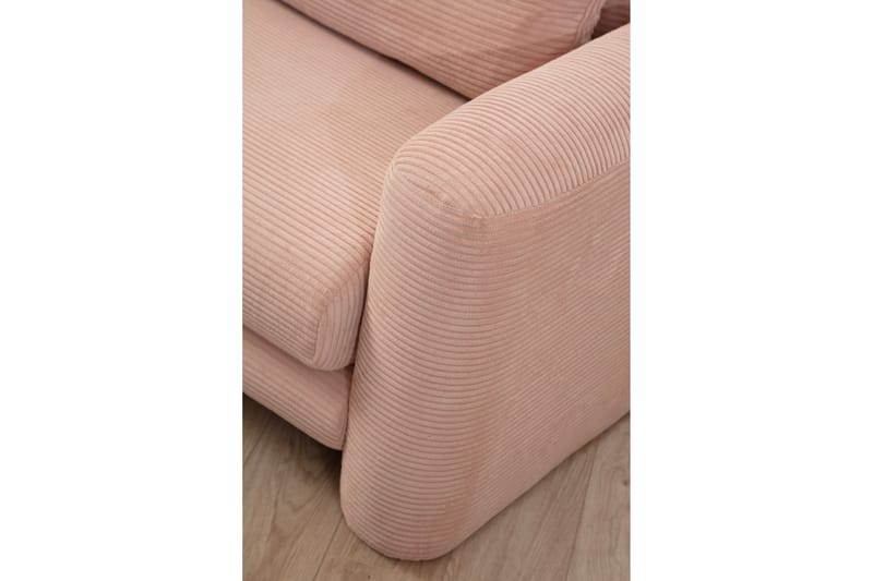 Makhan Soffa m. Divan 3-sits Rosa - Möbler - Vardagsrum - Soffor - Divansoffa & schäslong