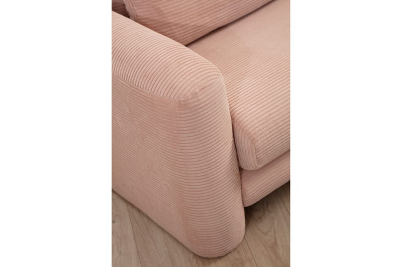 Makhan Soffa m. Divan 3-sits Rosa - Möbler - Vardagsrum - Soffor - Divansoffa & schäslong