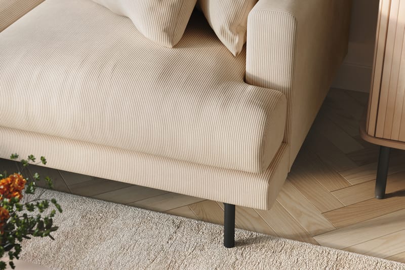 Menard 3-sits Divansoffa Beige - Möbler - Vardagsrum - Soffor - Divansoffa & schäslong