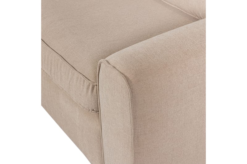 MUJO Soffa med Schäslong 3-sits Beige - Möbler - Vardagsrum - Soffor - Divansoffa & schäslong