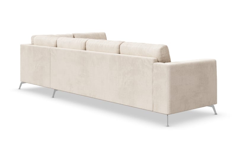 NASHVILLE LYX 4-sits Soffa med Schäslong Höger Beige - Möbler - Vardagsrum - Soffor - Divansoffa & schäslong