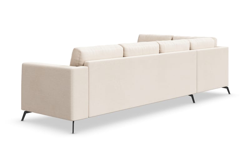 NASHVILLE LYX 4-sits Soffa med Schäslong Vänster Beige - Möbler - Vardagsrum - Soffor - Divansoffa & schäslong