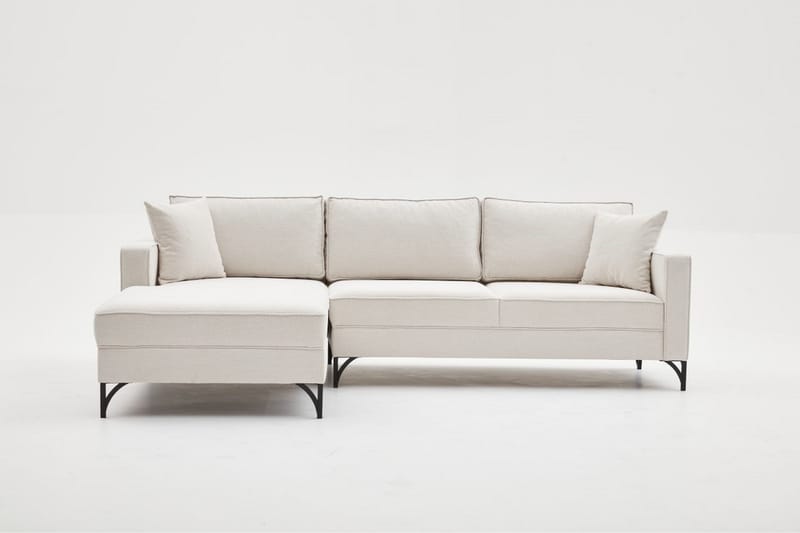 NAUEN Soffa m. Divan 4-sits Beige - Möbler - Vardagsrum - Soffor - Divansoffa & schäslong