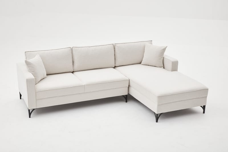 NAUEN Soffa m. Divan 4-sits Beige - Möbler - Vardagsrum - Soffor - Divansoffa & schäslong