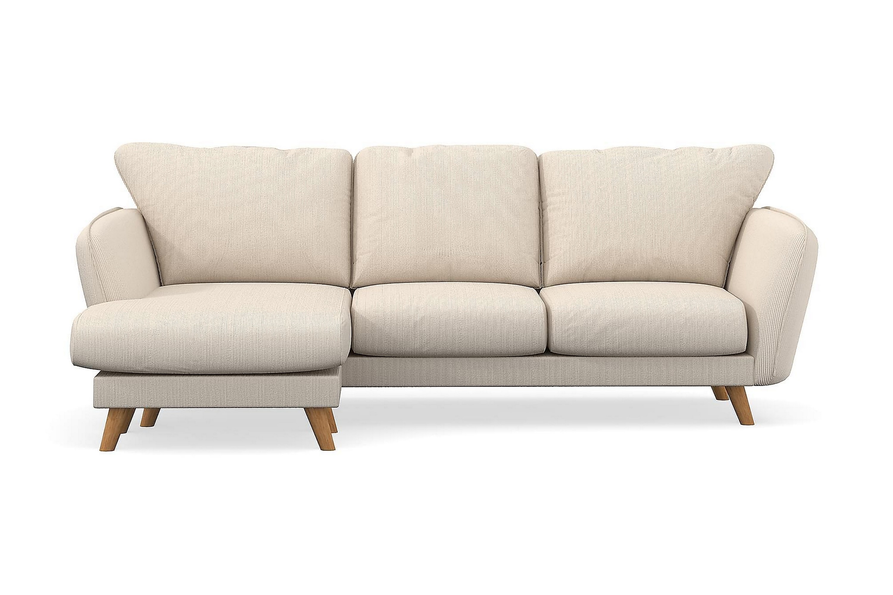 OSCAR LYX 3-sits Divansoffa Vänster Beige Manchester –