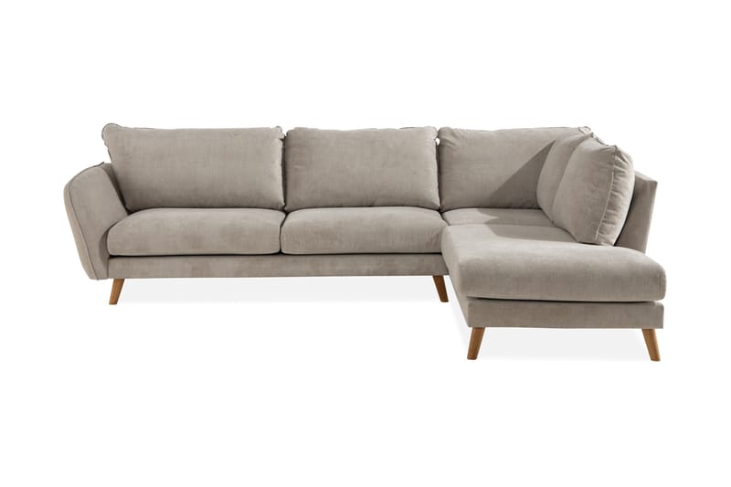 OSCAR LYX Schäslongsoffa Höger Beige/Ek - Möbler - Vardagsrum - Soffor - Divansoffa & schäslong