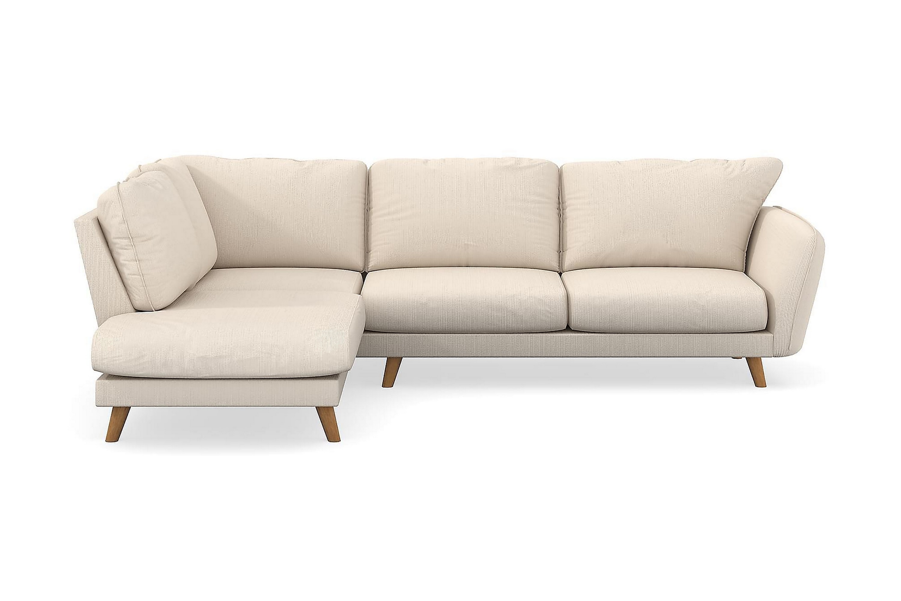 OSCAR LYX Schäslongsoffa Vänster Beige Manchester - Divansoffa & schäslong