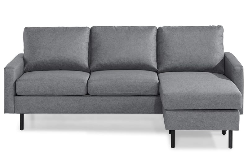 RACKO 3-sits Soffa med Divan Vändbar Chenille Blå - Skräddarsy färg och tyg - Divansoffa & schäslong