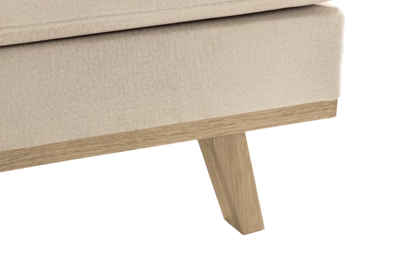 TULSA 2,5-sits L-Soffa Sammet Beige - Möbler - Vardagsrum - Soffor - Divansoffa & schäslong