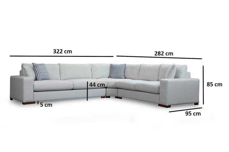 TUREGANO Divansoffa Beige - Möbler - Vardagsrum - Soffor - Divansoffa & schäslong