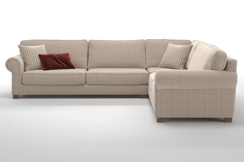 VASS Soffa m. Divan 4-sits Cream - Möbler - Vardagsrum - Soffor - Divansoffa & schäslong