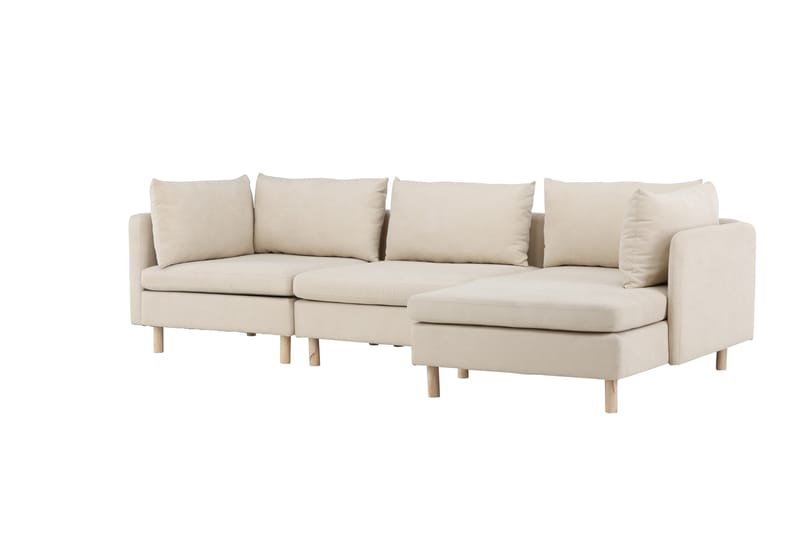 Zero Soffa m. Divan 3-sits - Beige - Möbler - Vardagsrum - Soffor - Divansoffa & schäslong