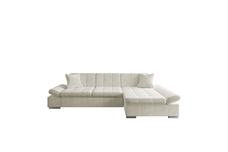 Djerra Soffa med Divan 3-sits - Beige - Möbler - Vardagsrum - Soffor - Divansoffa & schäslong