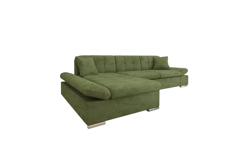 Djerra Soffa med Divan 3-sits - Grön - Möbler - Vardagsrum - Soffor - Divansoffa & schäslong