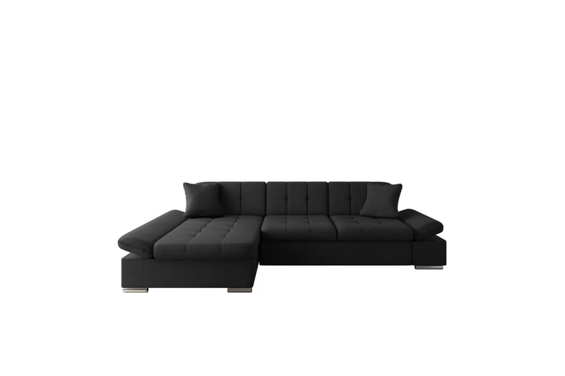 Djerra Soffa med Divan 3-sits - Svart - Möbler - Vardagsrum - Soffor - Divansoffa & schäslong