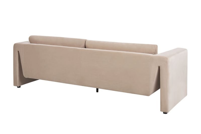 Durran Soffa 3-sits - Beige/Svart - Möbler - Vardagsrum - Soffor - 3-sits soffor