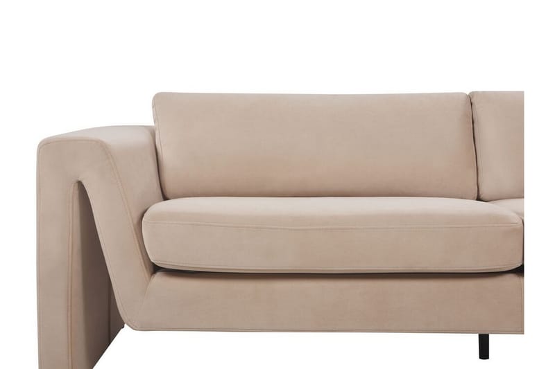 Durran Soffa 3-sits - Beige/Svart - Möbler - Vardagsrum - Soffor - 3-sits soffor