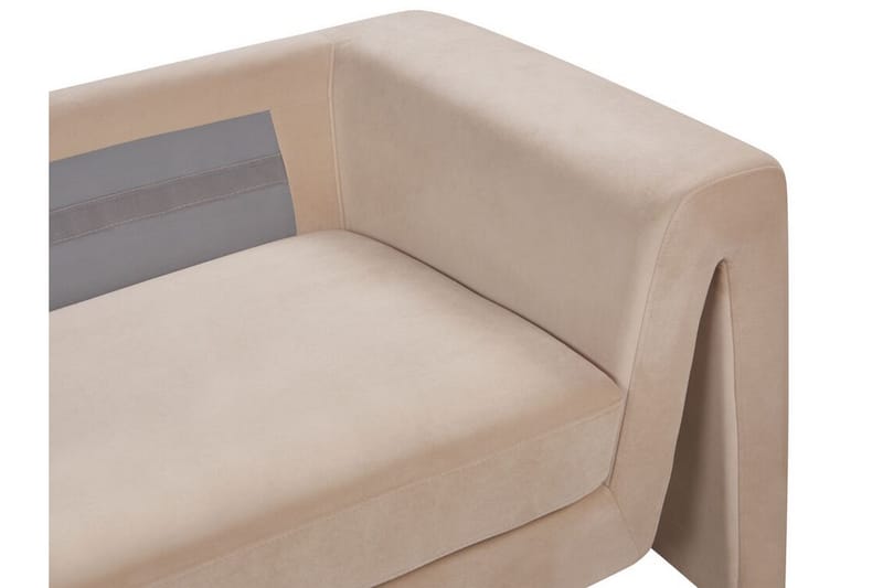 Durran Soffa 3-sits - Beige/Svart - Möbler - Vardagsrum - Soffor - 3-sits soffor