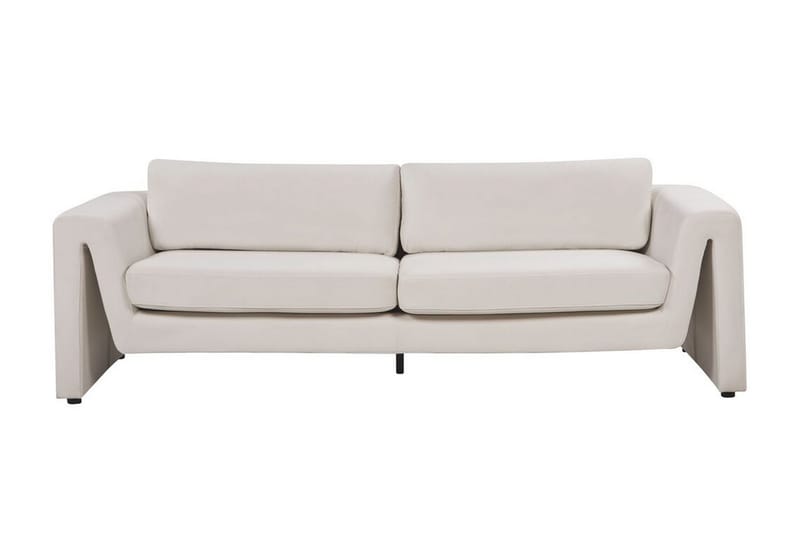 Durran Soffa 3-sits - Beige/Svart - Möbler - Vardagsrum - Soffor - 3-sits soffor