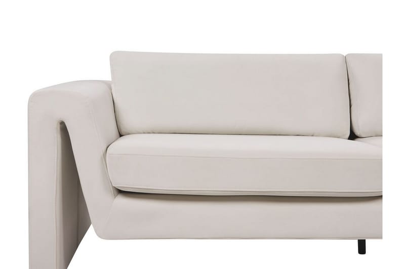 Durran Soffa 3-sits - Beige/Svart - Möbler - Vardagsrum - Soffor - 3-sits soffor