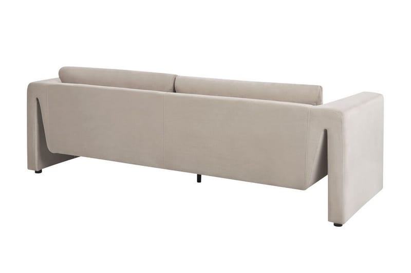 Durran Soffa 3-sits - Taupe/Svart - Möbler - Vardagsrum - Soffor - 3-sits soffor