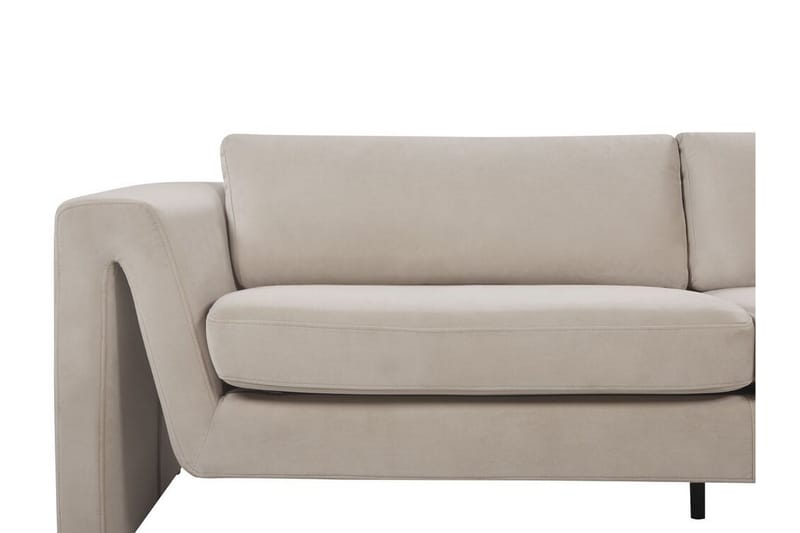 Durran Soffa 3-sits - Taupe/Svart - Möbler - Vardagsrum - Soffor - 3-sits soffor