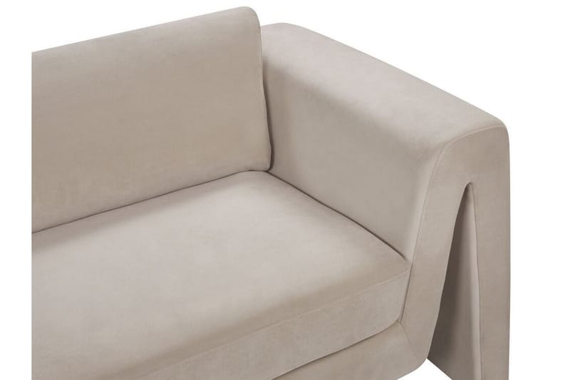 Durran Soffa 3-sits - Taupe/Svart - Möbler - Vardagsrum - Soffor - 3-sits soffor