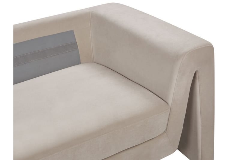 Durran Soffa 3-sits - Taupe/Svart - Möbler - Vardagsrum - Soffor - 3-sits soffor