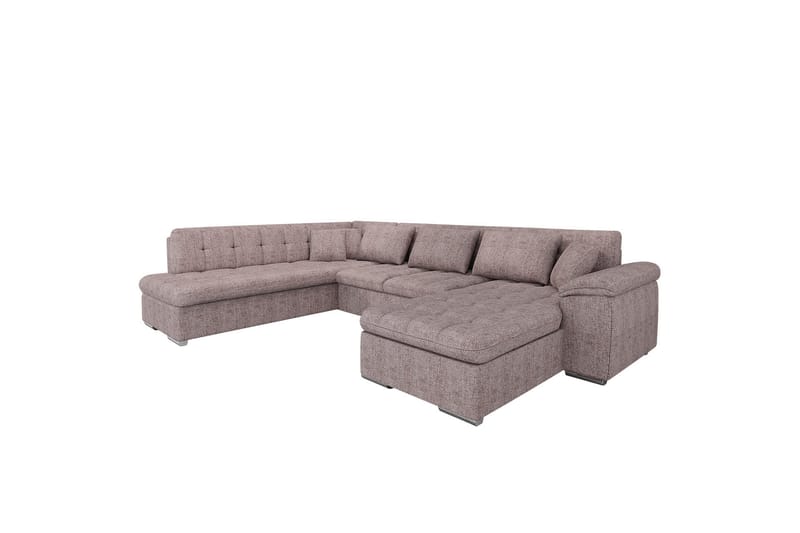 Dynir Soffa med Divan och Schäslong 4-sits - Beige - Möbler - Vardagsrum - Soffor - U-soffor