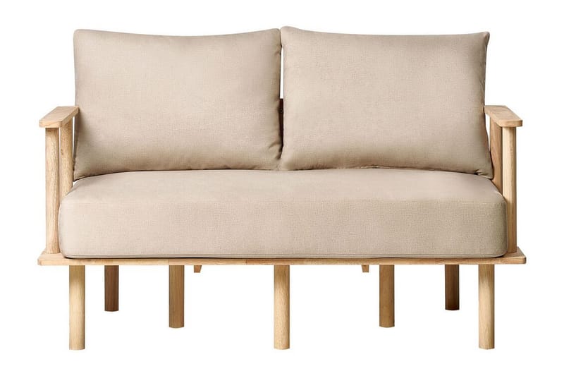 Fadey Soffa 2-sits - Beige/Ljust trä - Möbler - Vardagsrum - Soffor - 2-sits soffor