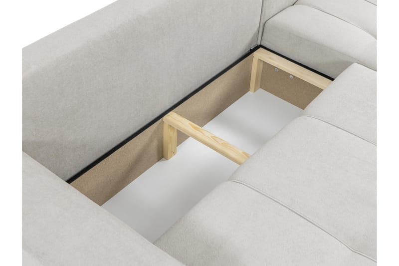 Flo Bäddsoffa med Divan 3-sits - Beige - Möbler - Vardagsrum - Soffor - Divansoffa & schäslong