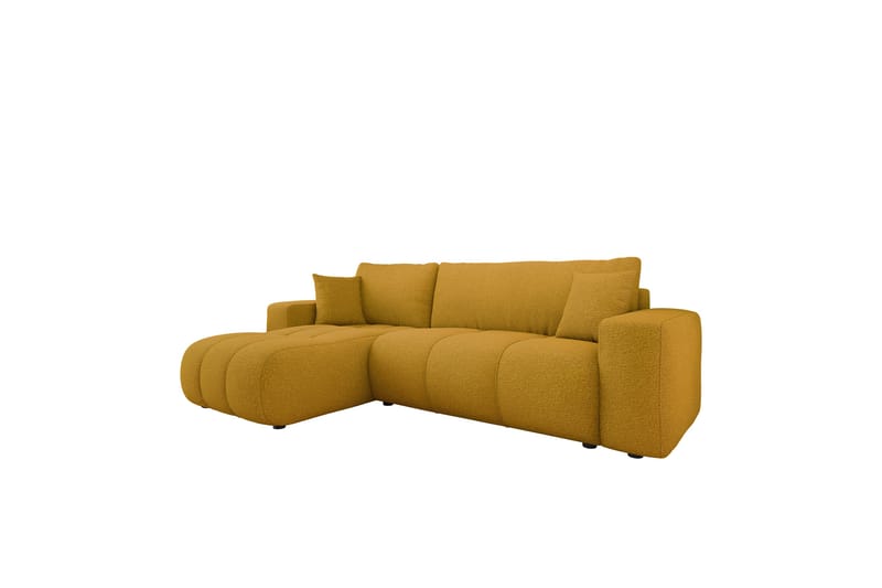 Flo Bäddsoffa med Divan 3-sits - Gul - Möbler - Vardagsrum - Soffor - Divansoffa & schäslong