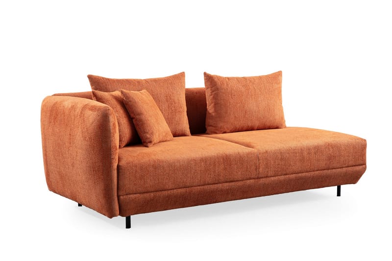 Floransa 4-sits Soffa med Divan Orange - Möbler - Vardagsrum - Soffor - Divansoffa & schäslong