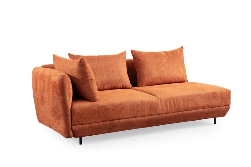 Floransa 4-sits Soffa med Divan Orange - Möbler - Vardagsrum - Soffor - Divansoffa & schäslong