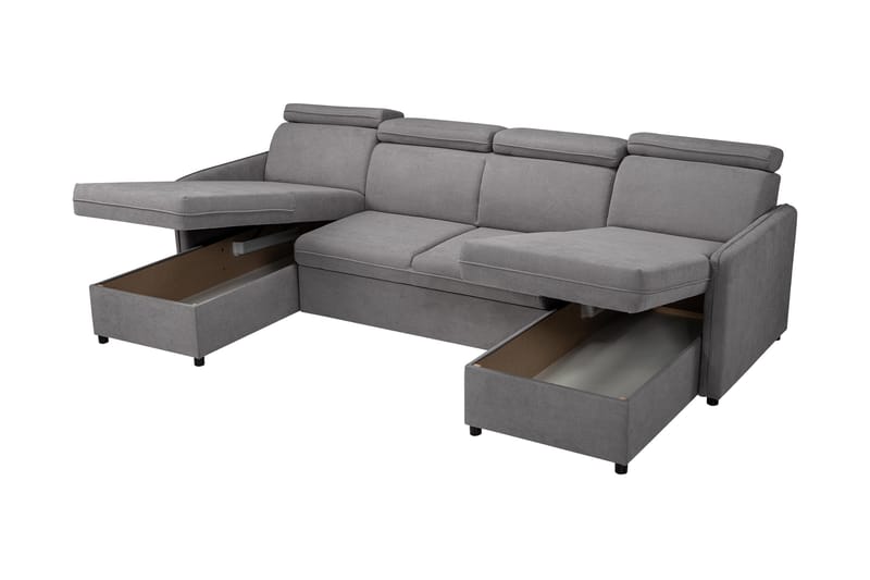 Fredrik Soffa Dubbeldivan 4-sits - Brun - Möbler - Vardagsrum - Soffor - U-soffor