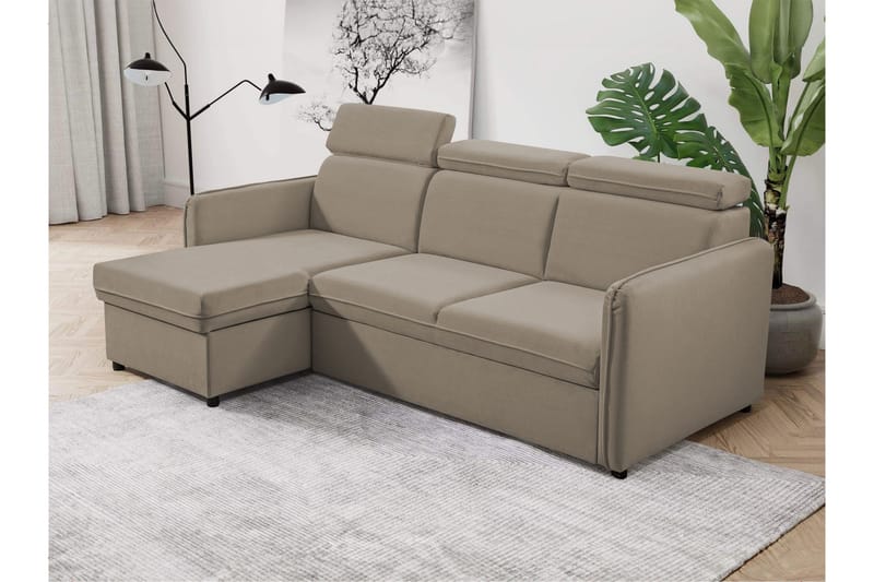 Fredrik Soffa med Divan 3-sits - Beige - Möbler - Vardagsrum - Soffor - Divansoffa & schäslong