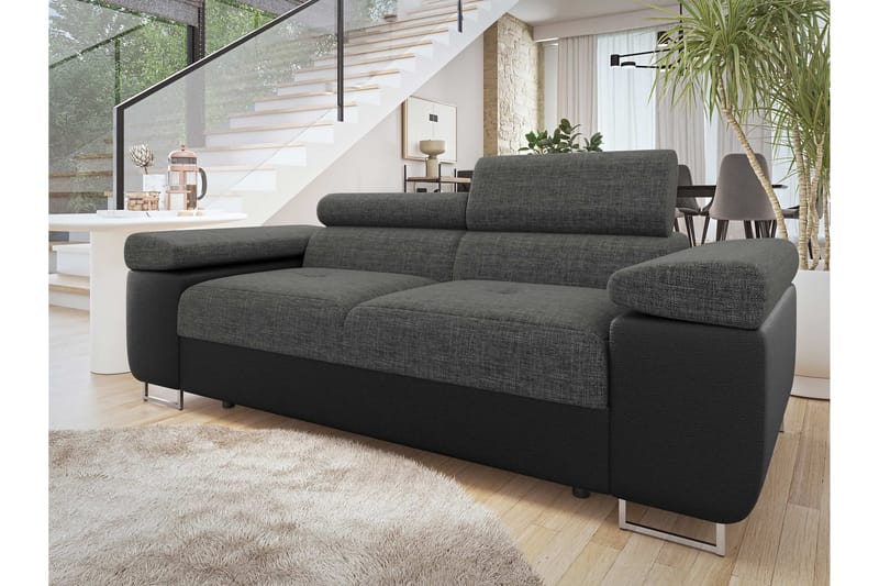 Gabina Soffa 2-sits - Svart/Grå - Möbler - Vardagsrum - Soffor - 2-sits soffor