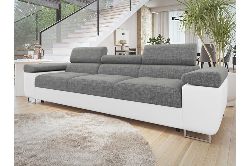 Gabina Soffa 3-sits - Vit/Grå - Möbler - Vardagsrum - Soffor - 3-sits soffor