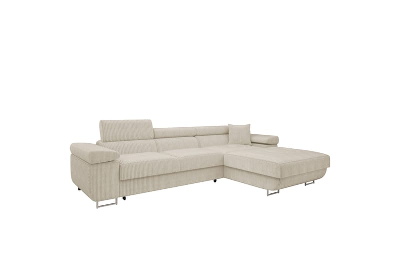 Gabina Soffa med Divan 3-sits - Beige - Möbler - Vardagsrum - Soffor - Divansoffa & schäslong