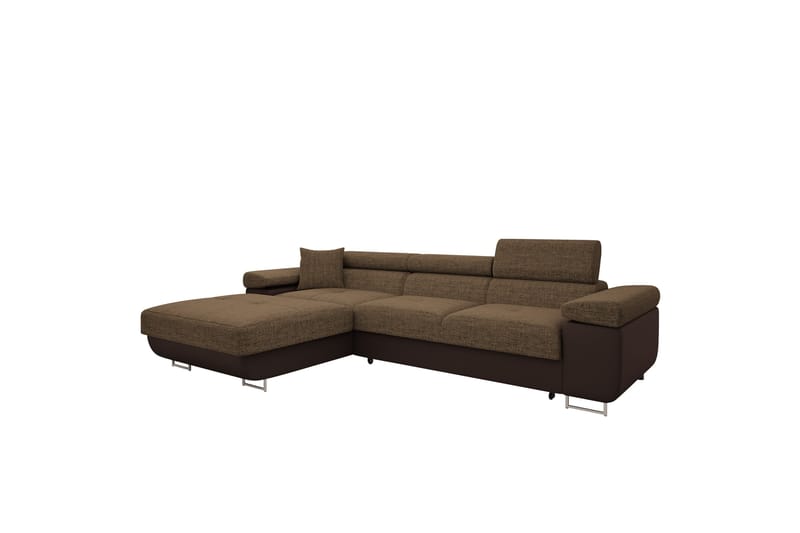 Gabina Soffa med Divan 3-sits - Brun - Möbler - Vardagsrum - Soffor - Divansoffa & schäslong