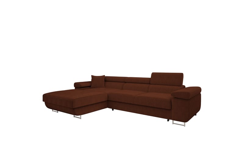 Gabina Soffa med Divan 3-sits - Brun - Möbler - Vardagsrum - Soffor - Divansoffa & schäslong