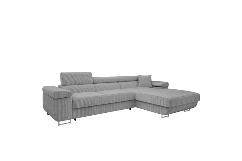 Gabina Soffa med Divan 3-sits - Grå - Möbler - Vardagsrum - Soffor - Divansoffa & schäslong