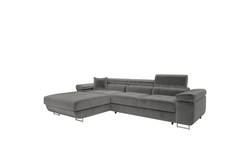 Gabina Soffa med Divan 3-sits - Grå - Möbler - Vardagsrum - Soffor - Divansoffa & schäslong