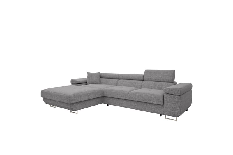 Gabina Soffa med Divan 3-sits - Grå - Möbler - Vardagsrum - Soffor - Divansoffa & schäslong