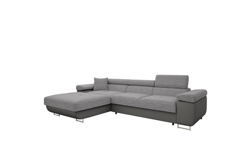 Gabina Soffa med Divan 3-sits - Grå - Möbler - Vardagsrum - Soffor - Divansoffa & schäslong