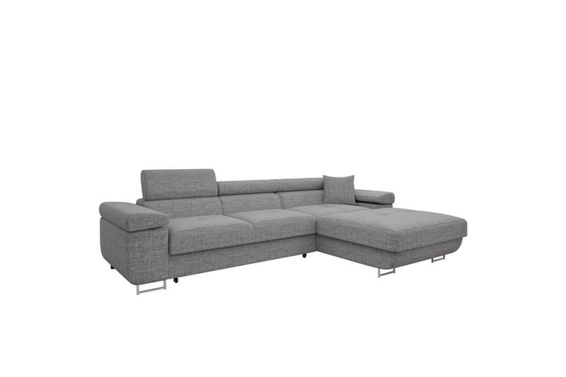 Gabina Soffa med Divan 3-sits - Grå - Möbler - Vardagsrum - Soffor - Divansoffa & schäslong