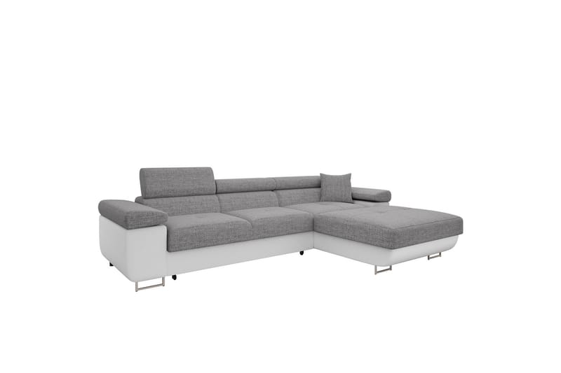 Gabina Soffa med Divan 3-sits - Grå/Vit - Möbler - Vardagsrum - Soffor - Divansoffa & schäslong