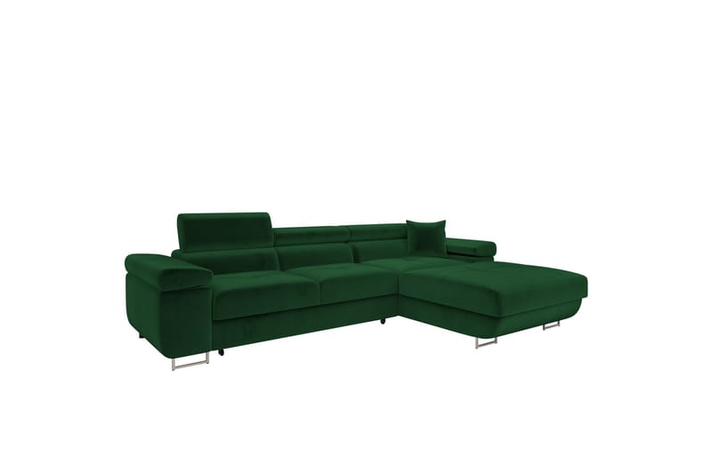 Gabina Soffa med Divan 3-sits - Grön - Möbler - Vardagsrum - Soffor - Divansoffa & schäslong