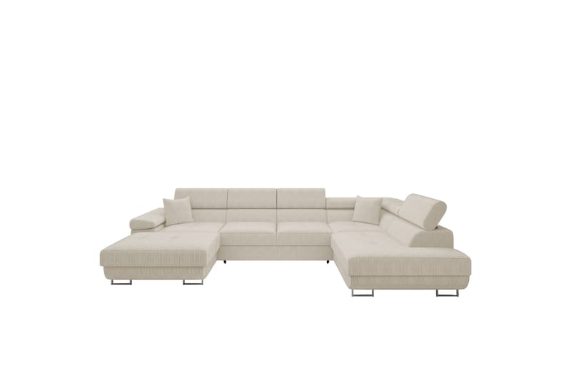 Gabina Soffa med Divan och Schäslong 4-sits - Beige - Möbler - Vardagsrum - Soffor - U-soffor